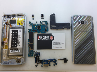 Samsung Galaxy S8 plus repair.